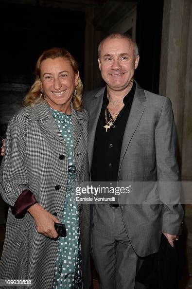 Miuccia Prada and Damien Hirst attend a private lunch  